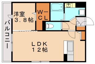 南福岡駅 徒歩8分 1階の物件間取画像